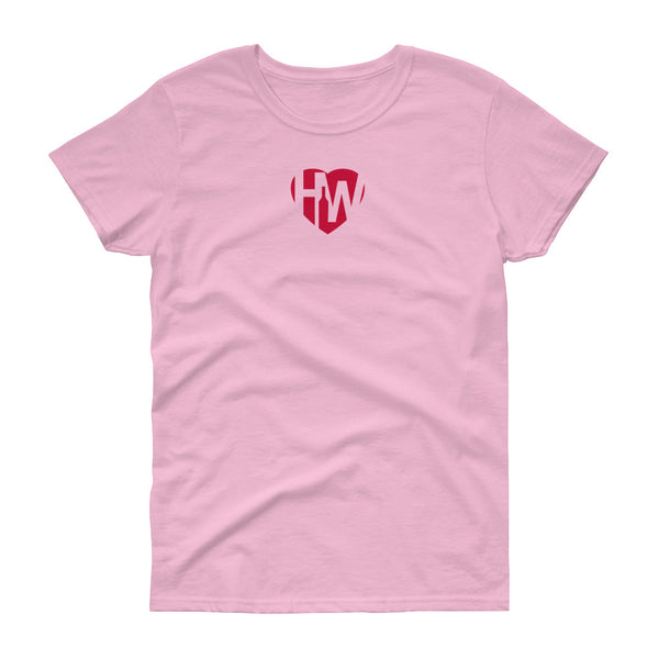 NEW!! Happywino Heart Logo Women's short sleeve t-shirt
