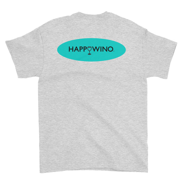 Pour Drink Repeat! with Teal Oval Happywino Back.