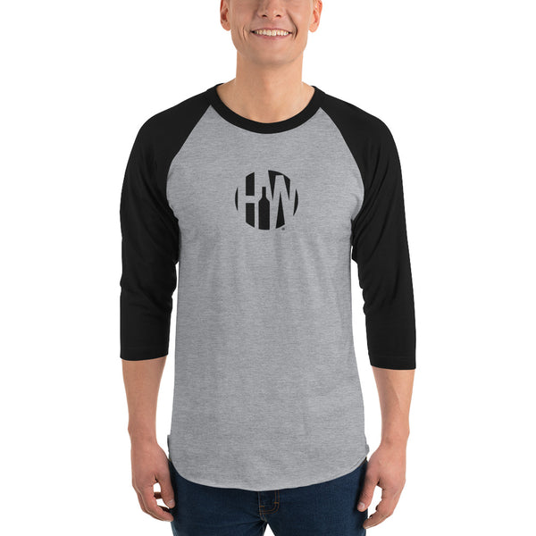 NEW HW Circle Logo 3/4 sleeve raglan shirt